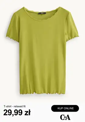 C&A - gazetka promocyjna T-shirty damskie od 19,99 zł od czwartku 11.06  - strona 5