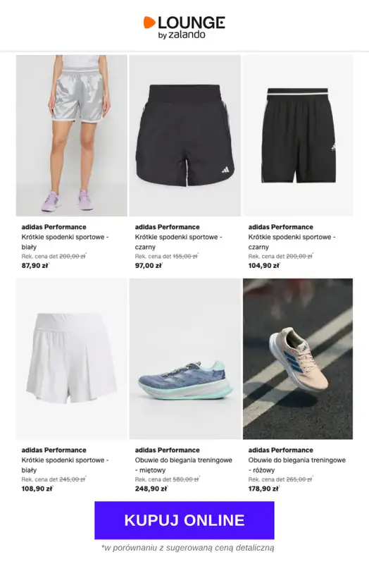 Lounge by Zalando - gazetka promocyjna Do -85%  adidas Performance od czwartku 11.06 do niedzieli 14.06 - strona 5