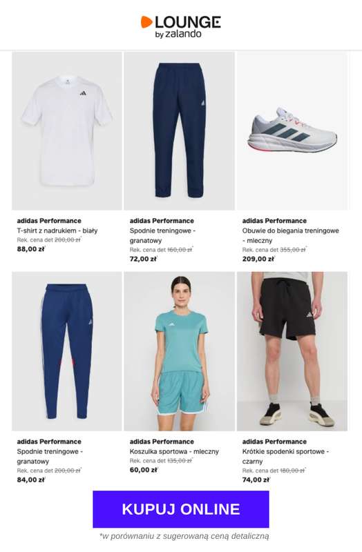Lounge by Zalando - gazetka promocyjna Do -85%  adidas Performance od czwartku 11.06 do niedzieli 14.06 - strona 9
