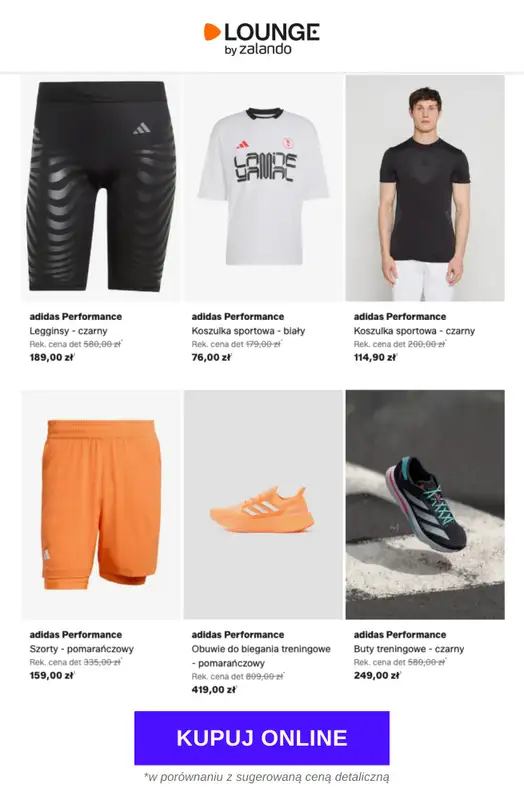 Lounge by Zalando - gazetka promocyjna Do -85%  adidas Performance od czwartku 11.06 do niedzieli 14.06 - strona 8