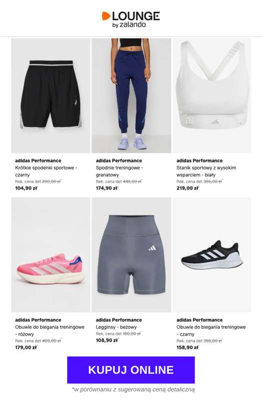 Lounge by Zalando - gazetka promocyjna Do -85%  adidas Performance od czwartku 11.06 do niedzieli 14.06 - strona 6