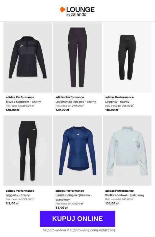 Lounge by Zalando - gazetka promocyjna Do -85%  adidas Performance od czwartku 11.06 do niedzieli 14.06 - strona 7