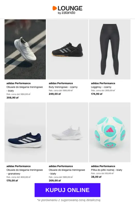 Lounge by Zalando - gazetka promocyjna Do -85%  adidas Performance od czwartku 11.06 do niedzieli 14.06 - strona 3