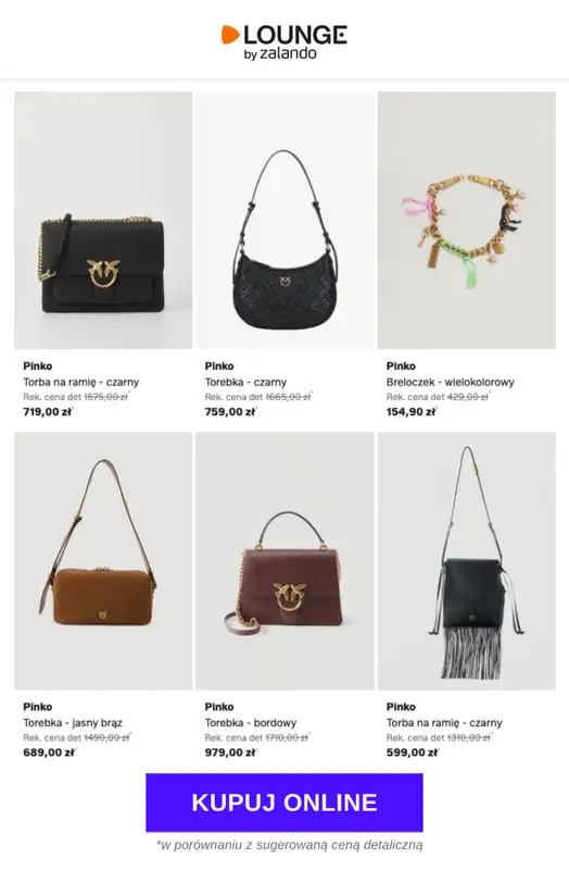 Lounge by Zalando - gazetka promocyjna Do -80% Pinko od czwartku 11.06 do niedzieli 14.06 - strona 10