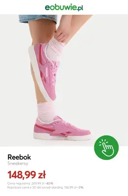 eobuwie.pl - gazetka promocyjna Damskie sneakersy Reebok do -50% od czwartku 11.06  - strona 11