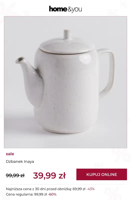 home&you - gazetka promocyjna SALE: kuchnia i jadalnia   - strona 2