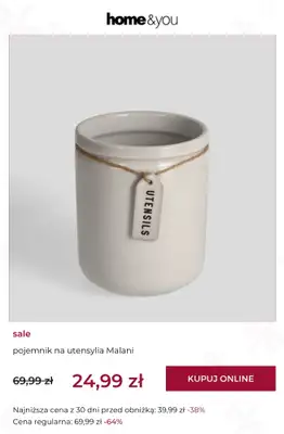 home&you - gazetka promocyjna SALE: kuchnia i jadalnia od czwartku 11.06 do czwartku 18.06 - strona 8