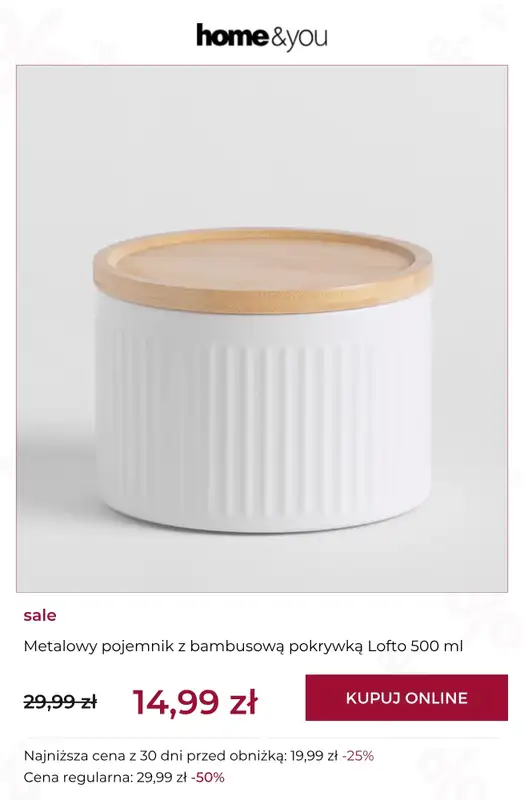 home&you - gazetka promocyjna SALE: kuchnia i jadalnia od czwartku 11.06 do czwartku 18.06 - strona 6