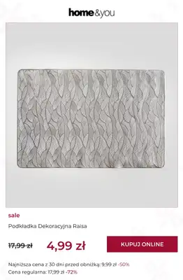 home&you - gazetka promocyjna SALE: kuchnia i jadalnia od czwartku 11.06 do czwartku 18.06 - strona 9