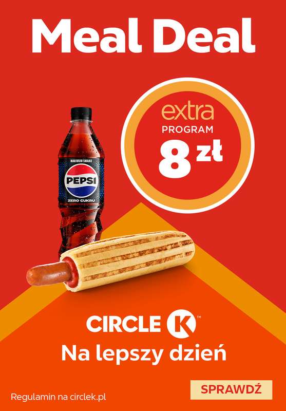 CircleK - gazetka promocyjna Meal Deal od czwartku 11.06 do niedzieli 12.07