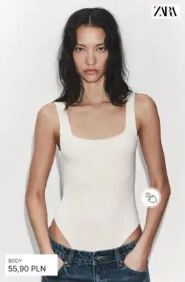Zara - gazetka promocyjna Body bez rękawów od piątku 12.06  - strona 8