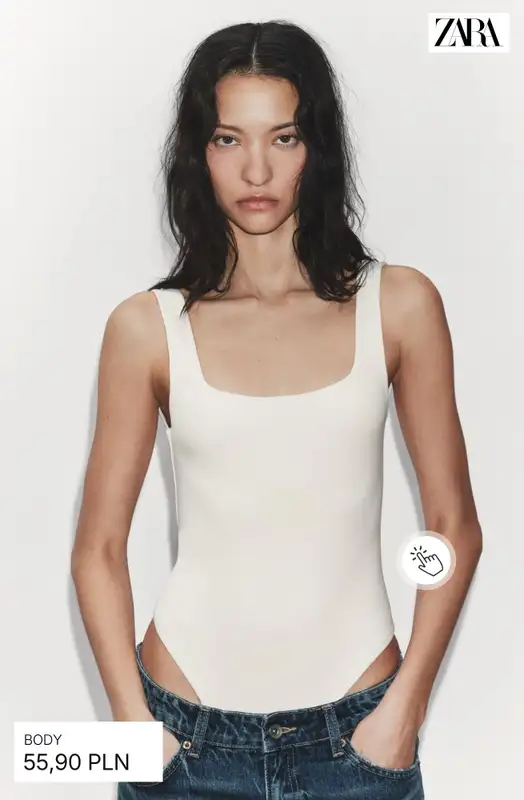 Zara - gazetka promocyjna Body bez rękawów od piątku 12.06  - strona 8