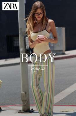 Zara - gazetka promocyjna Body bez rękawów od piątku 12.06 