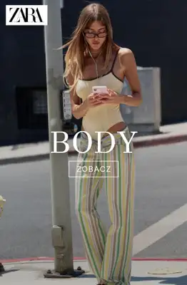 Zara - gazetka promocyjna Body bez rękawów od piątku 12.06 