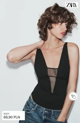 Zara - gazetka promocyjna Body bez rękawów od piątku 12.06  - strona 7