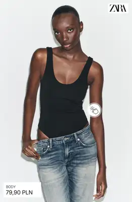 Zara - gazetka promocyjna Body bez rękawów od piątku 12.06  - strona 4