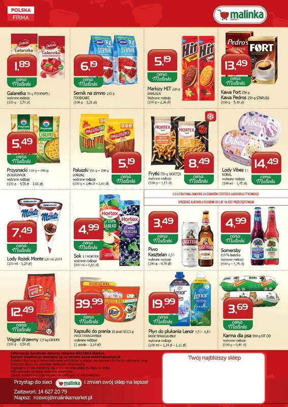 MALINKA - gazetka promocyjna Gazetka od czwartku 11.06 do środy 24.06 - strona 2