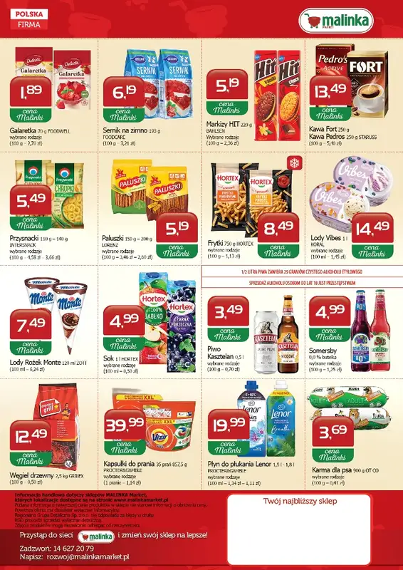 MALINKA - gazetka promocyjna Gazetka od czwartku 11.06 do środy 24.06 - strona 2