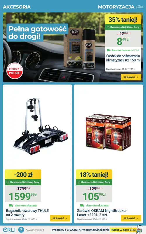 ERLI - gazetka promocyjna Wyposażenie domu w super cenach na ERLI! od piątku 12.06 do niedzieli 14.06 - strona 7