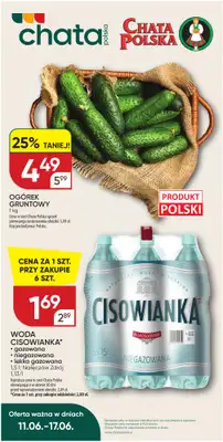 Chata Polska - gazetka promocyjna Plakat promocyjny od czwartku 11.06 do środy 17.06