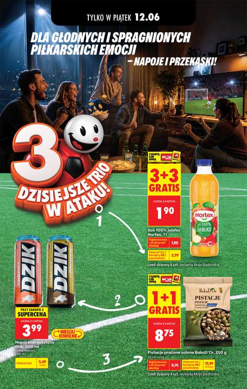 Biedronka - gazetka promocyjna Tylko w piątek! od piątku 12.06 do piątku 12.06