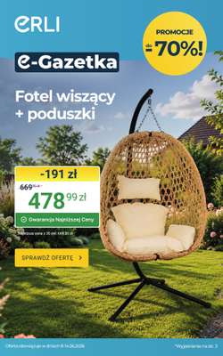 ERLI - gazetka promocyjna Sezon ogrodowych okazji z ERLI! od czwartku 11.06 do niedzieli 14.06