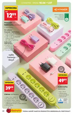 Biedronka - gazetka promocyjna Hity i inspiracje, od 13.06 od soboty 13.06 do środy 01.07 - strona 44