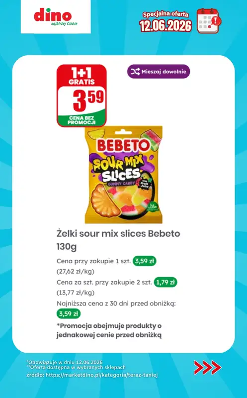 Dino - gazetka promocyjna Specjalna oferta na 12.06.2026 - promocje spoza gazetki od piątku 12.06 do piątku 12.06 - strona 7