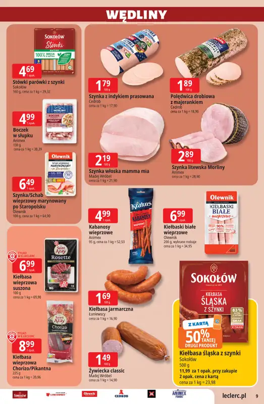 Leclerc - gazetka promocyjna Oferta E.Leclerc | Sezon na przetwory od wtorku 16.06 do niedzieli 28.06 - strona 9