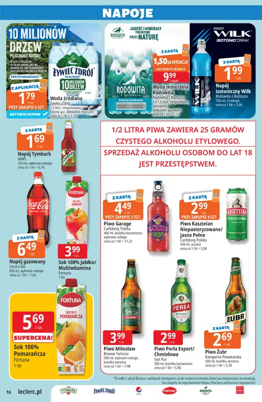 Leclerc - gazetka promocyjna Oferta E.Leclerc | Sezon na przetwory od wtorku 16.06 do niedzieli 28.06 - strona 16