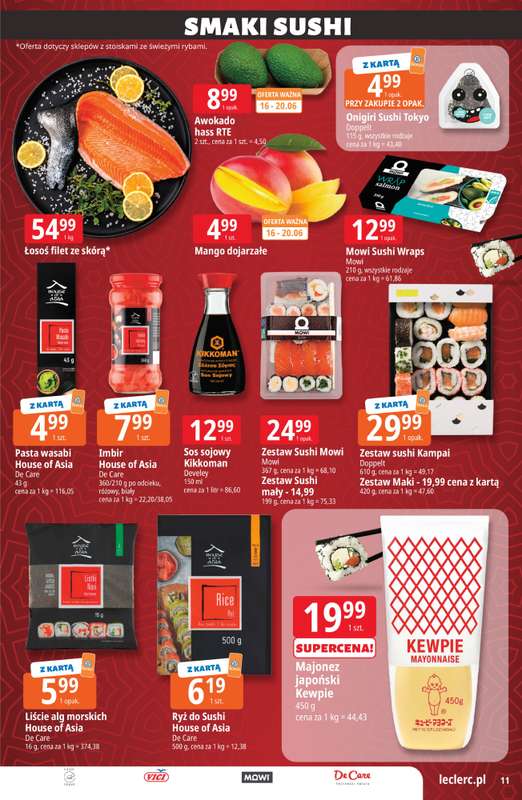 Leclerc - gazetka promocyjna Oferta E.Leclerc | Sezon na przetwory od wtorku 16.06 do niedzieli 28.06 - strona 11
