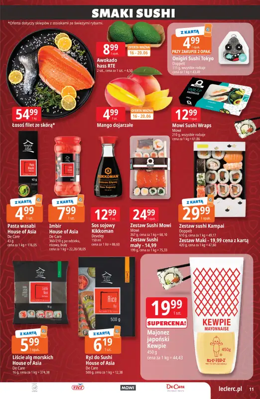 Leclerc - gazetka promocyjna Oferta E.Leclerc | Sezon na przetwory od wtorku 16.06 do niedzieli 28.06 - strona 11