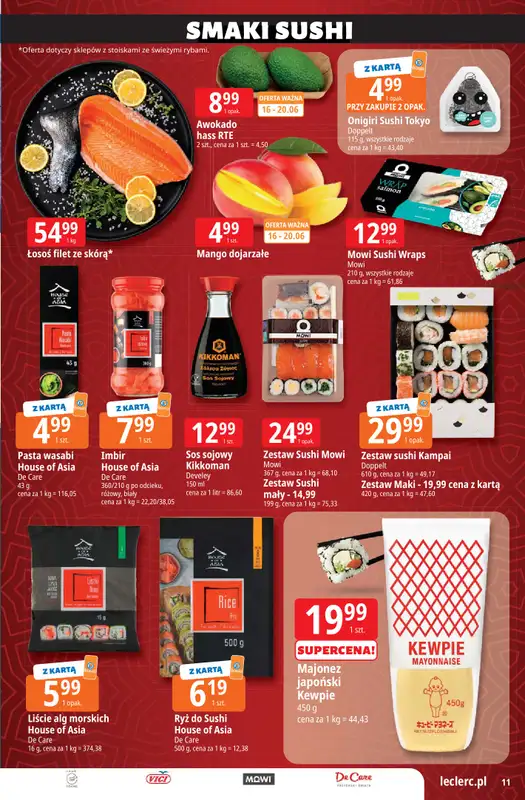 Leclerc - gazetka promocyjna Oferta E.Leclerc | Sezon na przetwory od wtorku 16.06 do niedzieli 28.06 - strona 11