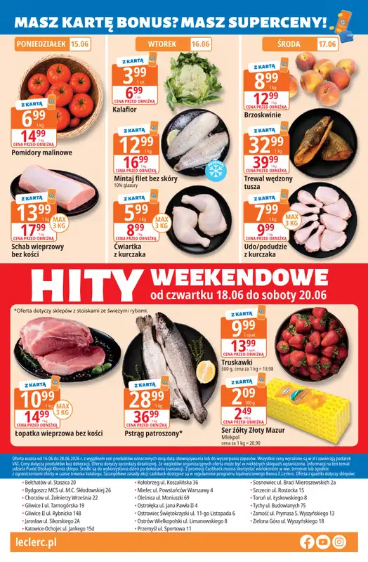 Leclerc - gazetka promocyjna Oferta E.Leclerc | Sezon na przetwory od wtorku 16.06 do niedzieli 28.06 - strona 24
