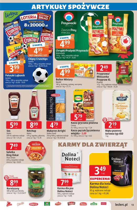 Leclerc - gazetka promocyjna Oferta E.Leclerc | Sezon na przetwory od wtorku 16.06 do niedzieli 28.06 - strona 13