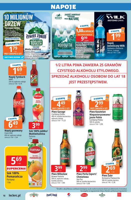 Leclerc - gazetka promocyjna Oferta E.Leclerc | Sezon na przetwory od wtorku 16.06 do niedzieli 28.06 - strona 16