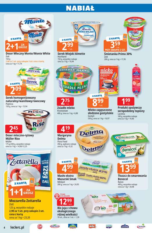 Leclerc - gazetka promocyjna Oferta E.Leclerc | Sezon na przetwory od wtorku 16.06 do niedzieli 28.06 - strona 4