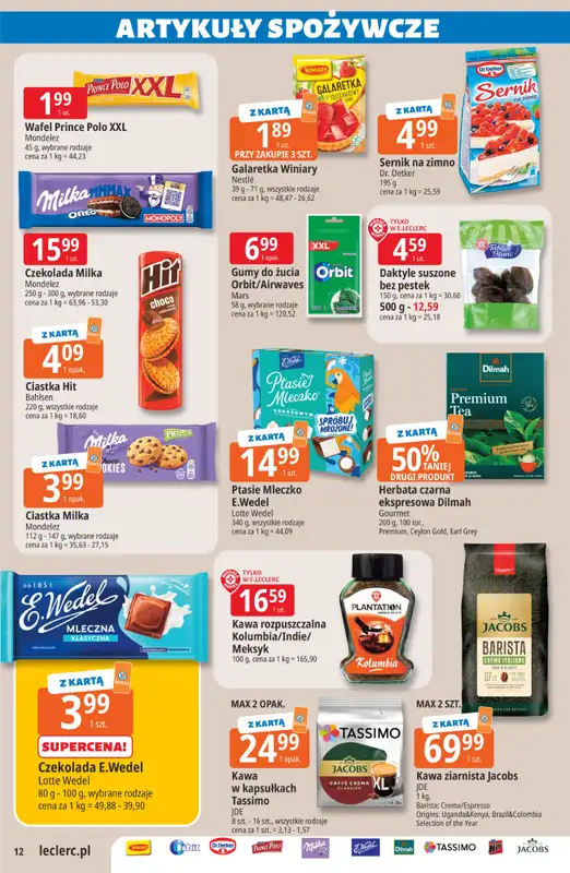 Leclerc - gazetka promocyjna Oferta E.Leclerc | Sezon na przetwory od wtorku 16.06 do niedzieli 28.06 - strona 12