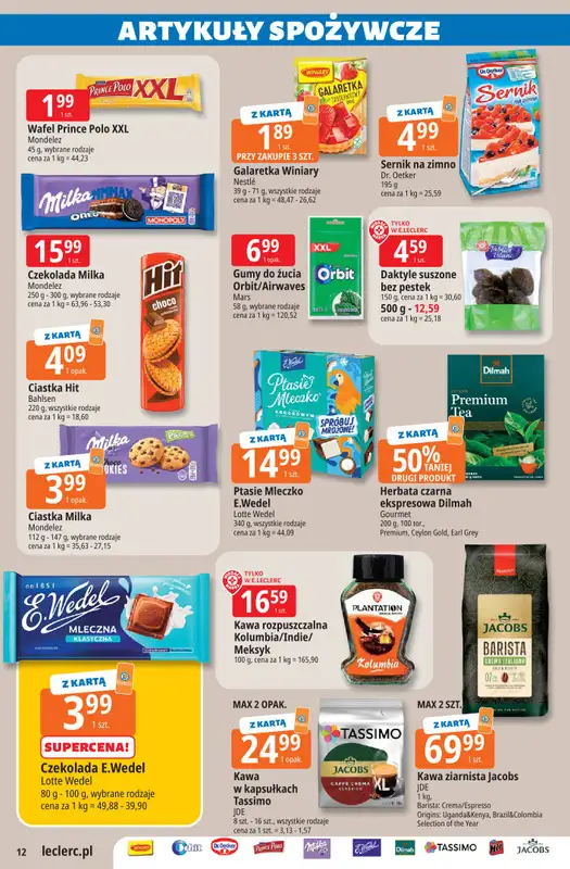 Leclerc - gazetka promocyjna Oferta E.Leclerc | Sezon na przetwory od wtorku 16.06 do niedzieli 28.06 - strona 12