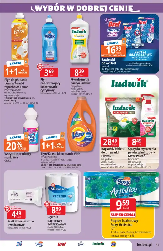 Leclerc - gazetka promocyjna Oferta E.Leclerc | Sezon na przetwory od wtorku 16.06 do niedzieli 28.06 - strona 15