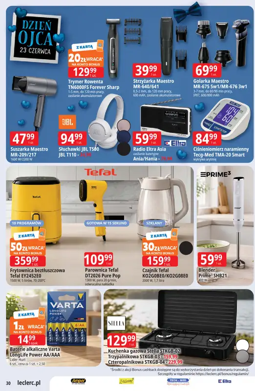Leclerc - gazetka promocyjna Oferta E.Leclerc | Sezon na przetwory od wtorku 16.06 do niedzieli 28.06 - strona 30