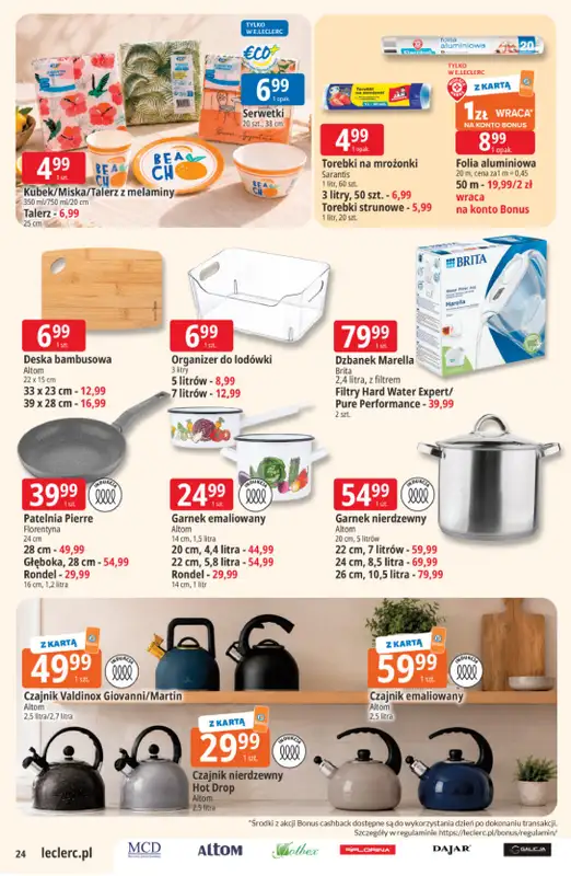 Leclerc - gazetka promocyjna Oferta E.Leclerc | Sezon na przetwory od wtorku 16.06 do niedzieli 28.06 - strona 24