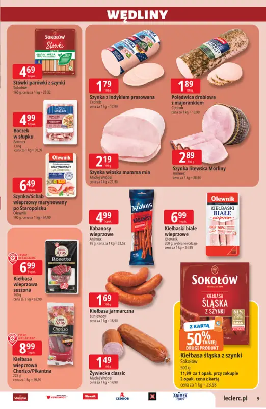 Leclerc - gazetka promocyjna Oferta E.Leclerc | Sezon na przetwory od wtorku 16.06 do niedzieli 28.06 - strona 9