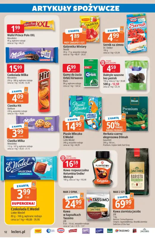 Leclerc - gazetka promocyjna Oferta E.Leclerc | Sezon na przetwory od wtorku 16.06 do niedzieli 28.06 - strona 12