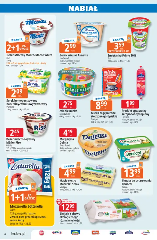 Leclerc - gazetka promocyjna Oferta E.Leclerc | Sezon na przetwory od wtorku 16.06 do niedzieli 28.06 - strona 4