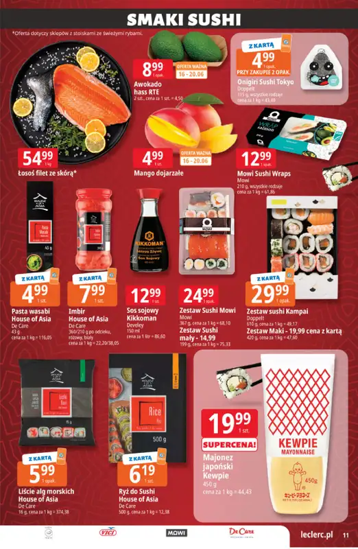 Leclerc - gazetka promocyjna Oferta E.Leclerc | Sezon na przetwory od wtorku 16.06 do niedzieli 28.06 - strona 11