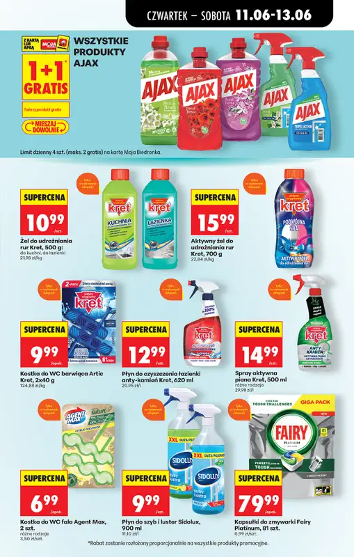 Biedronka - gazetka promocyjna Od czwartku, Z ladą tradycyjną od czwartku 11.06 do środy 17.06 - strona 73