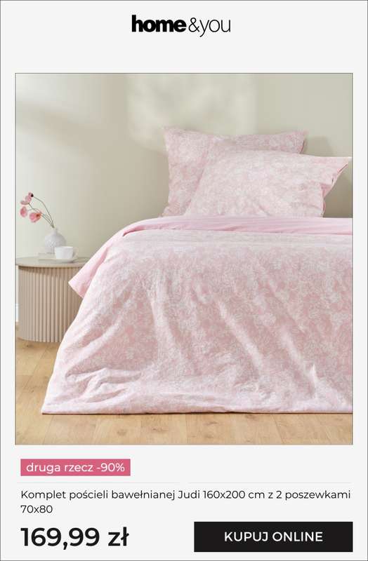 home&you - gazetka promocyjna Pościele na promocji! od soboty 13.06 do niedzieli 14.06 - strona 4