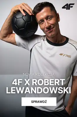 4F - gazetka promocyjna Nowa kolekcja 4F x Robert Lewandowski od piątku 12.06 