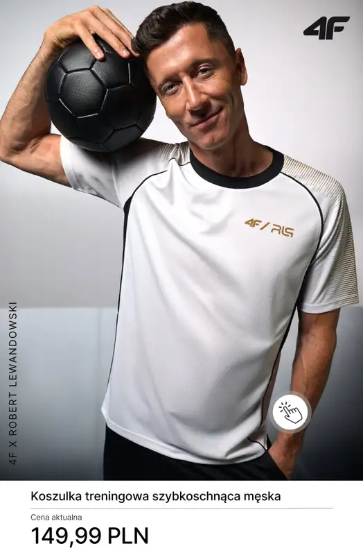 4F - gazetka promocyjna Nowa kolekcja 4F x Robert Lewandowski od piątku 12.06  - strona 4